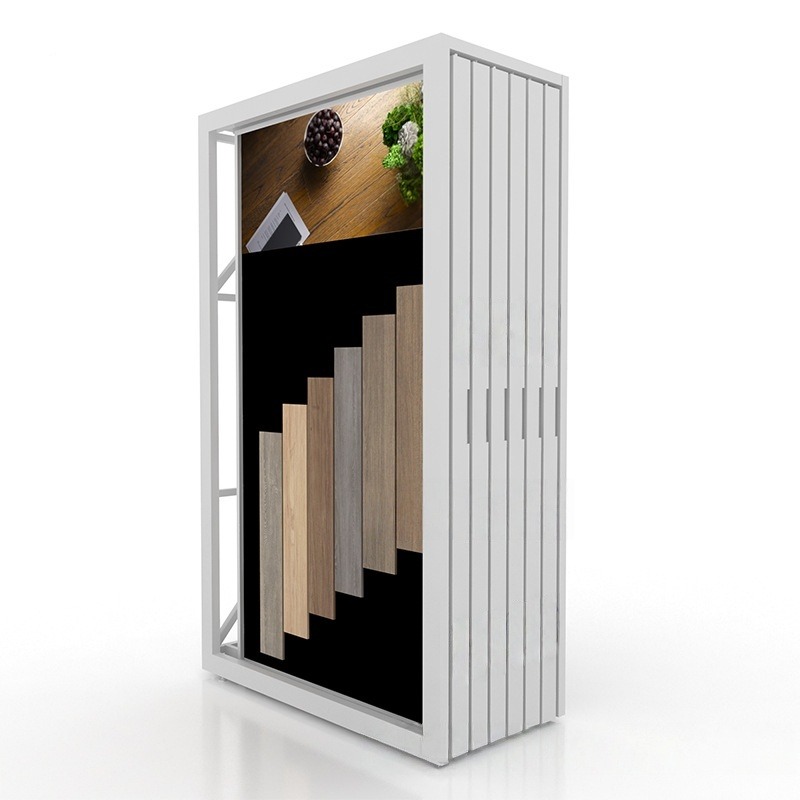 Display Stand Wood - High Quality Pull-Push Tile Rack Modern