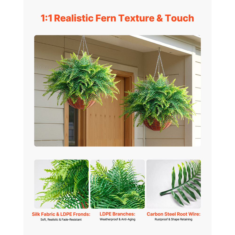 Artificial Ferns, 2 Pcs Fake H - đánh giá và giá Bonsai Garden Indoor