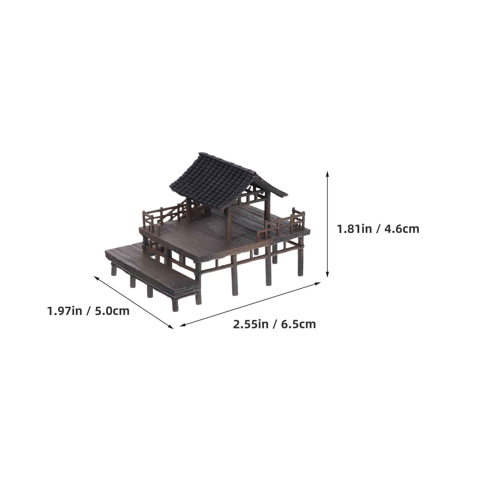 Intricate Mini Pavilion Statue - đánh giá và giá Bonsai Garden Set Up