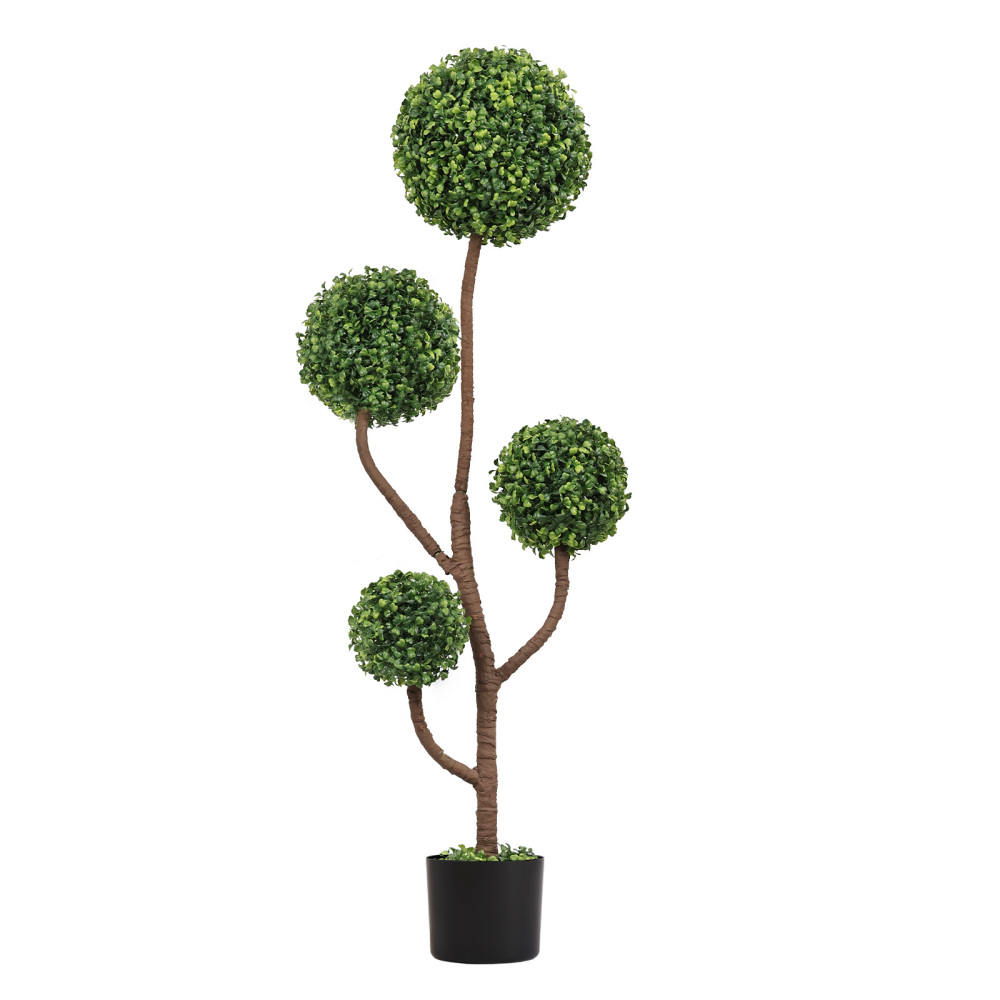 4FT Tall Artificial Boxwood To - đánh giá và giá Bonsai Garden Indoor