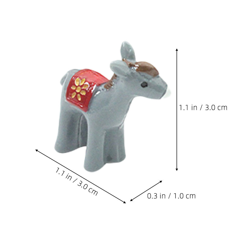 12Pcs Tiny Resin Donkey Garden - đánh giá và giá Bonsai Garden Landscape Design