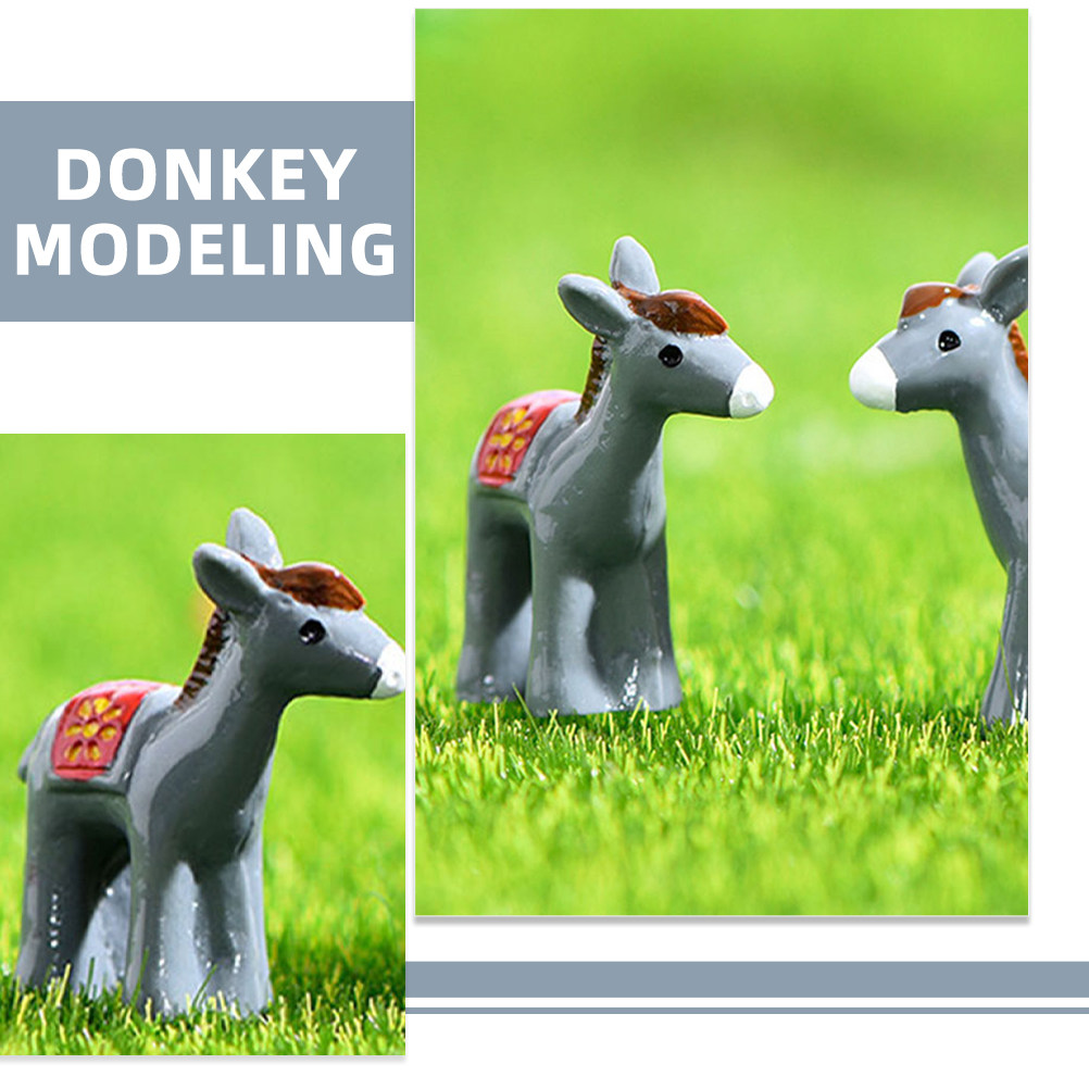 12Pcs Tiny Resin Donkey Garden - đánh giá và giá Bonsai Garden Landscape Design