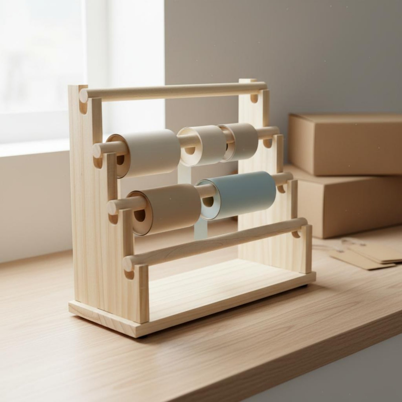 Desktop Jewelry Rack Natural W - đánh giá và giá Display Stand Wood