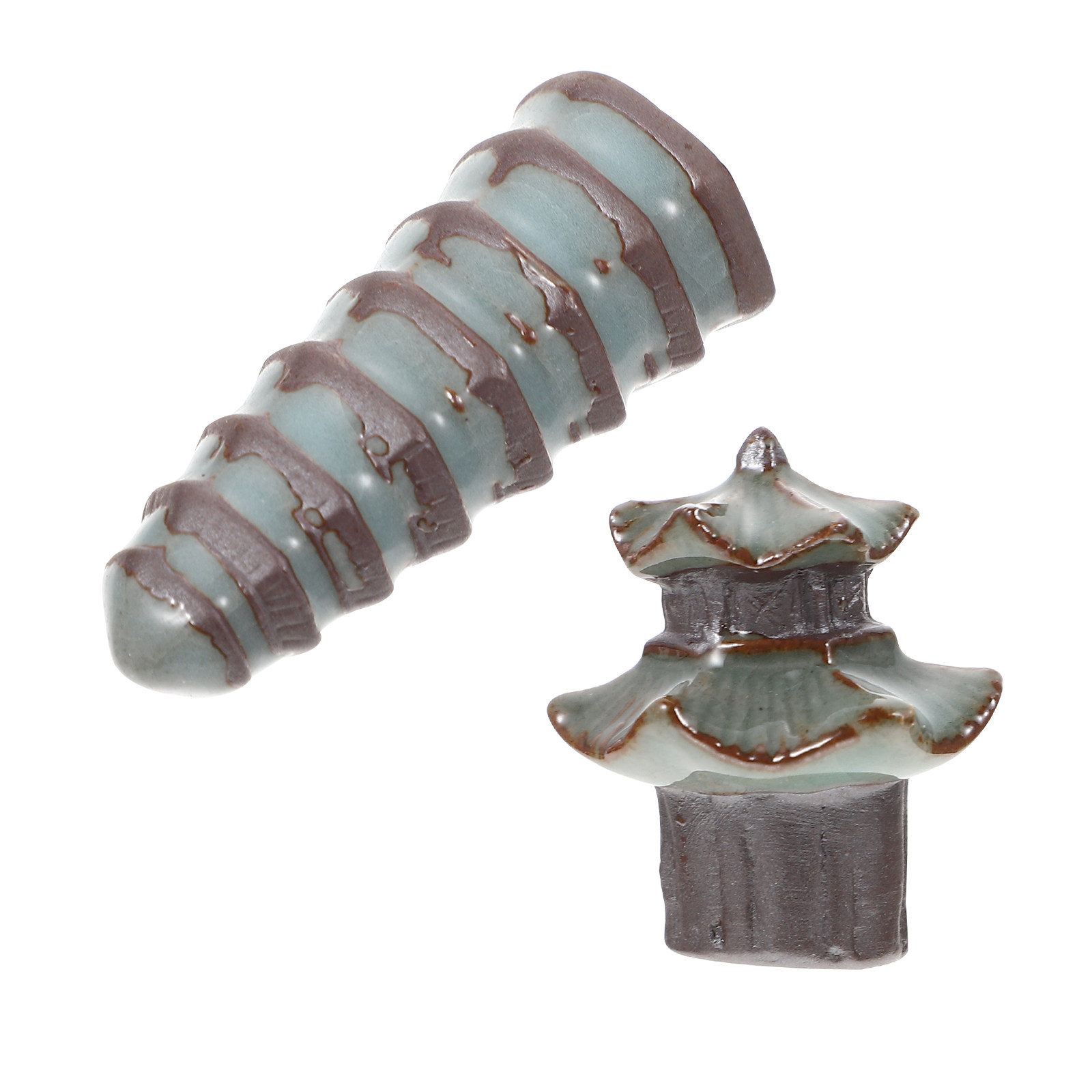 2Pcs Ceramic Flowerpot Decor B - đánh giá và giá Bonsai Garden Landscape Design