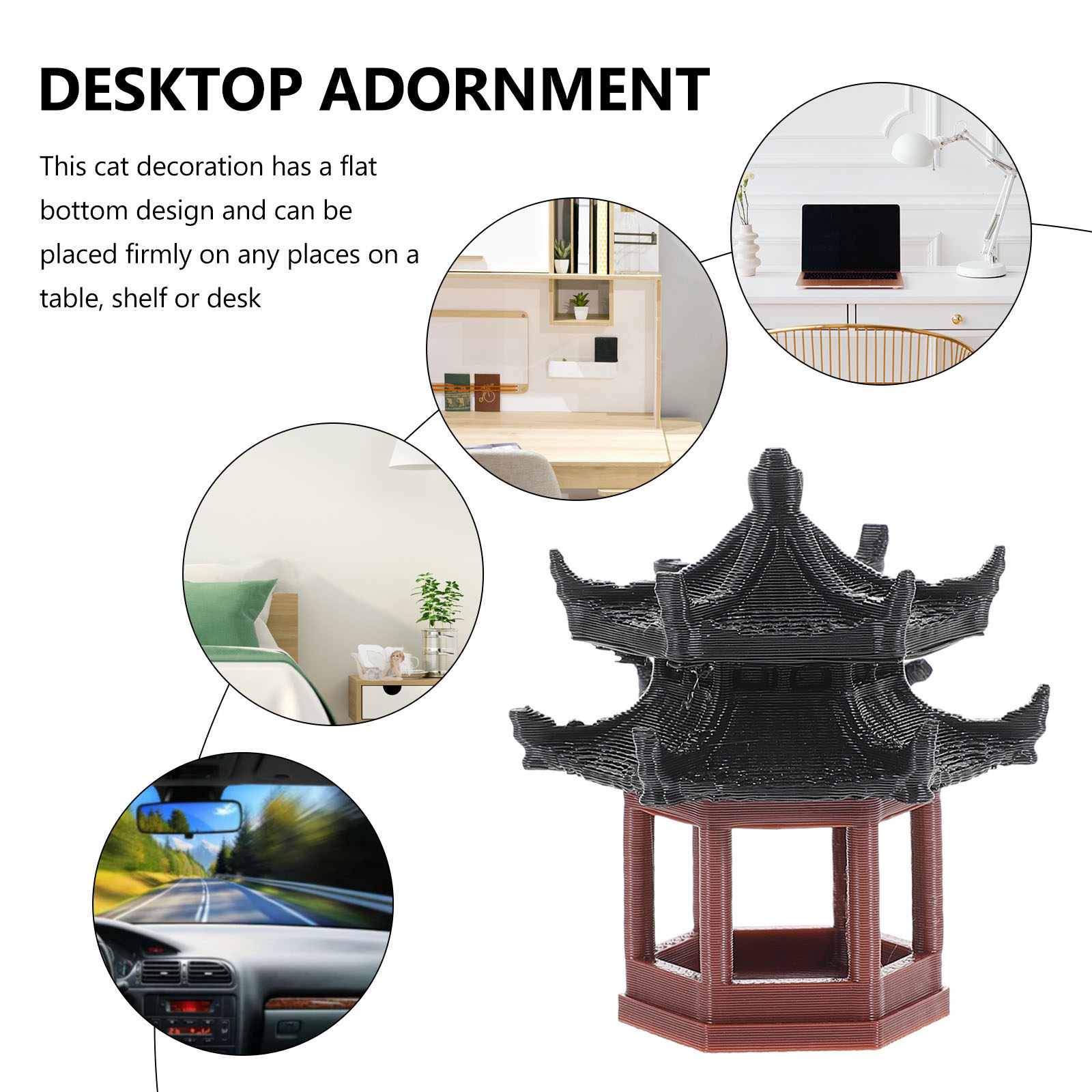Exquisite Mini Hexagon Pavilio - đánh giá và giá Bonsai Garden Set Up
