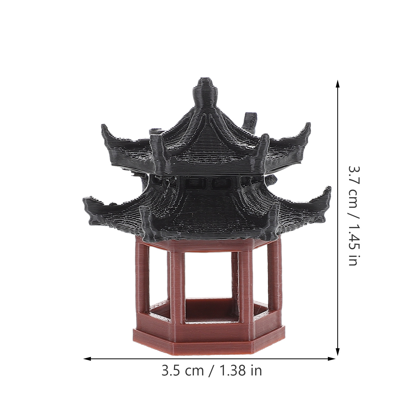 Exquisite Mini Hexagon Pavilio - đánh giá và giá Bonsai Garden Set Up