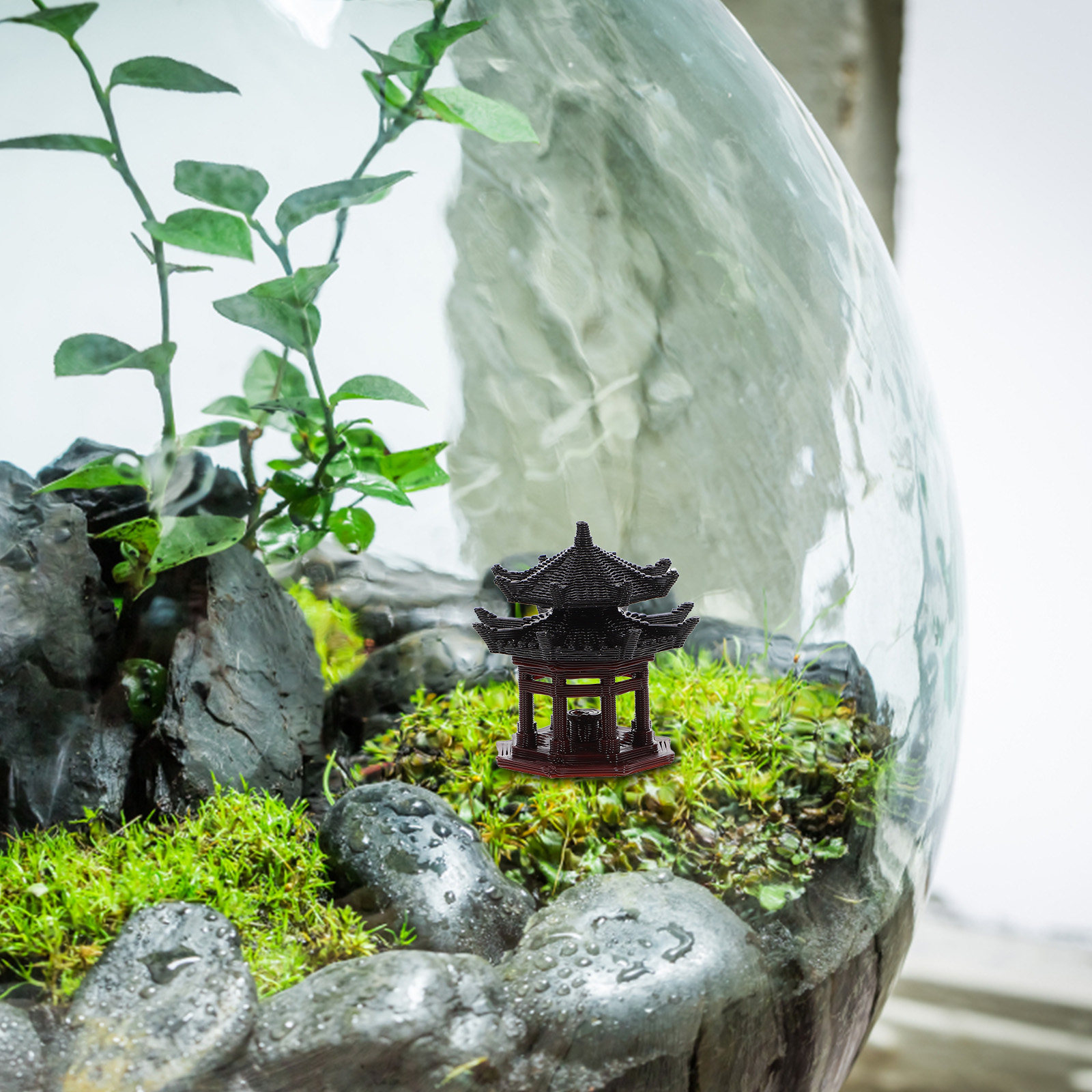 Heavy-Duty Mini Pavilion Ornam - đánh giá và giá Bonsai Garden Landscape Design