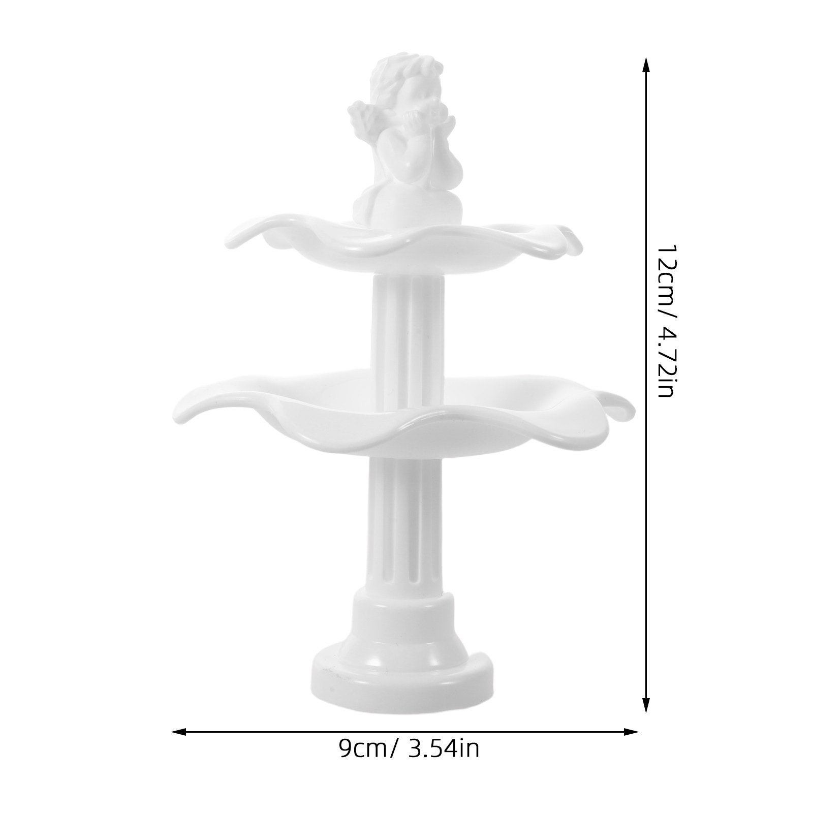 2Pcs Two-Tier Plastic Miniatur - đánh giá và giá Bonsai Garden Landscape Design