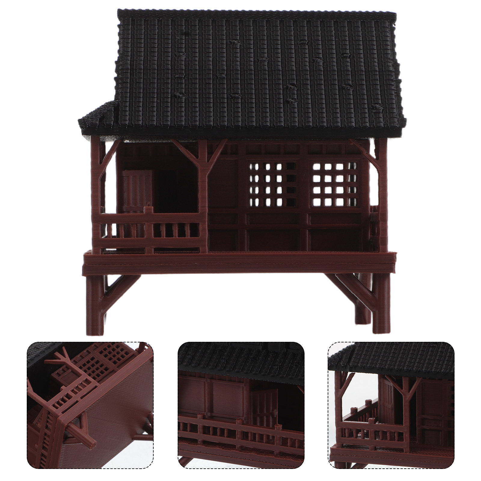 Micro Landscape Pavilion Statu - đánh giá và giá Bonsai Garden Landscape Design