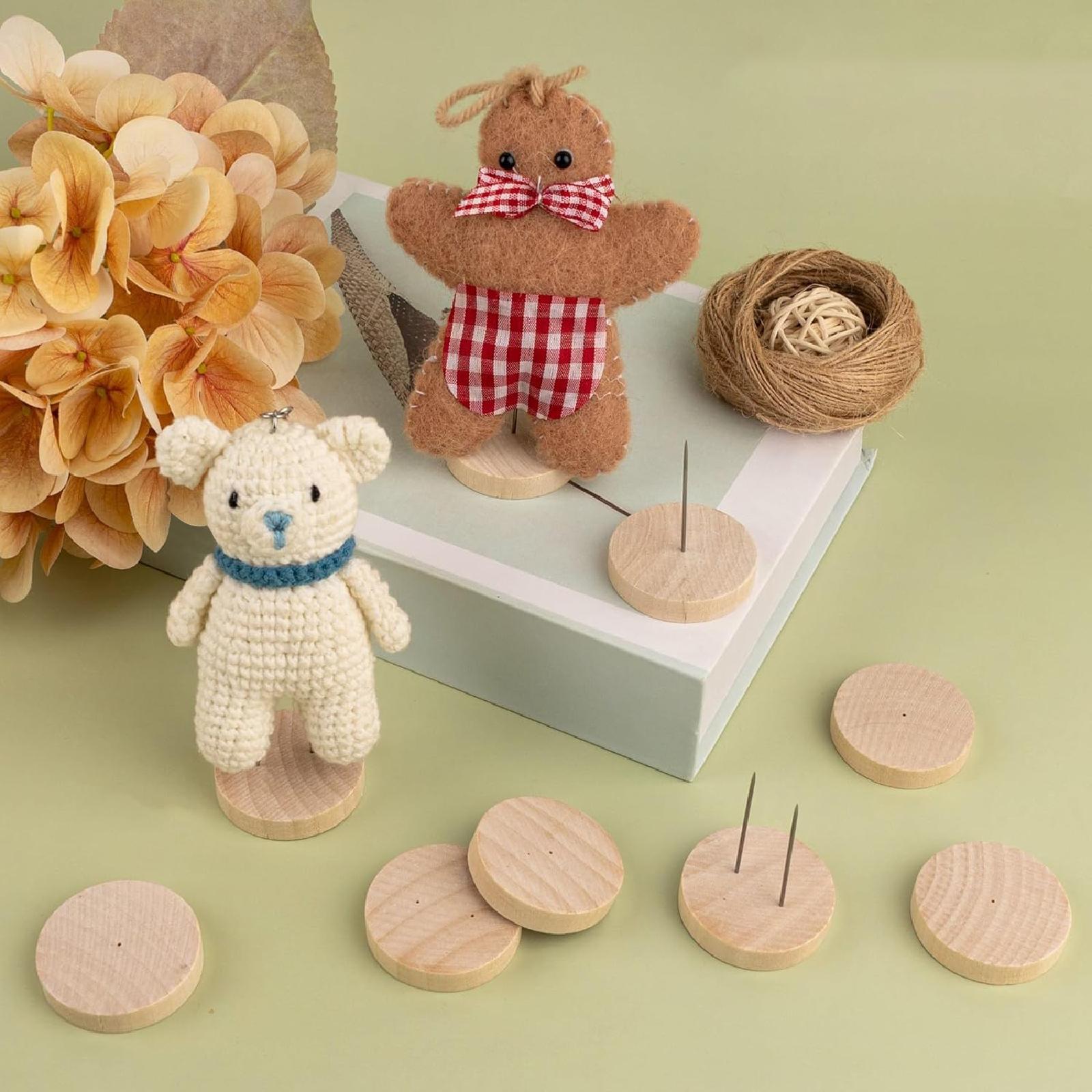 12Pcs Crochet Doll Stand Stora - đánh giá và giá Display Stand Wood