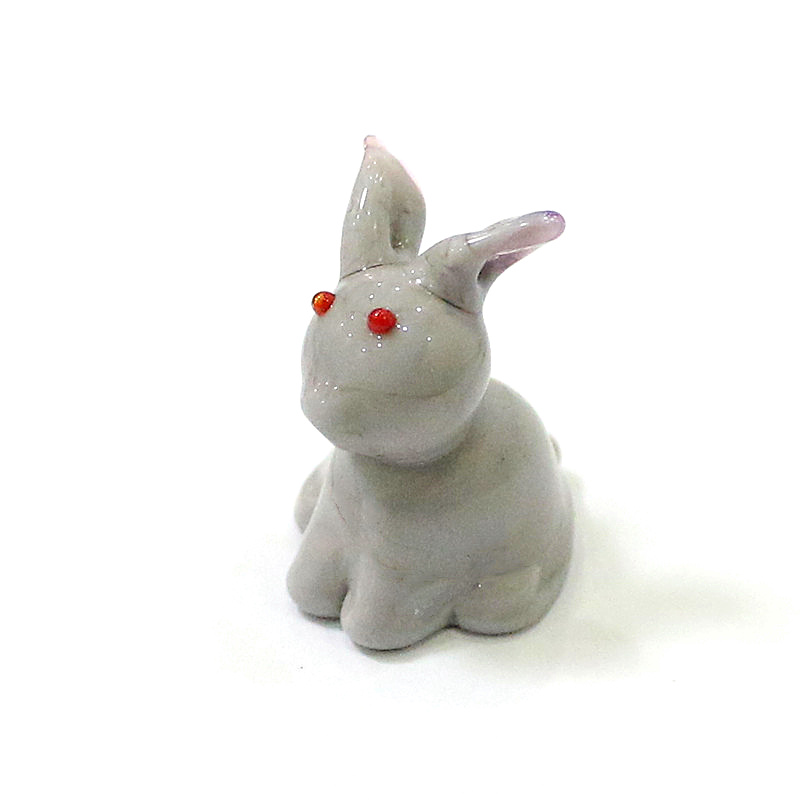 2pcs Mini Glass Bunny Figurine - đánh giá và giá Bonsai Garden Indoor