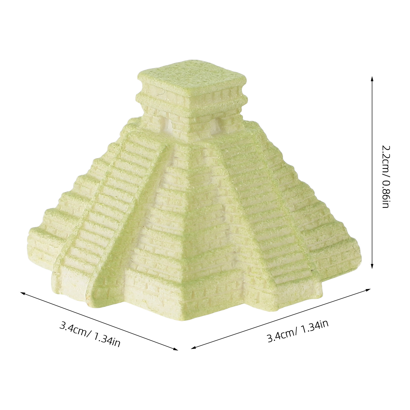 10Pcs Miniature Resin Pyramid  - đánh giá và giá Bonsai Garden Set Up