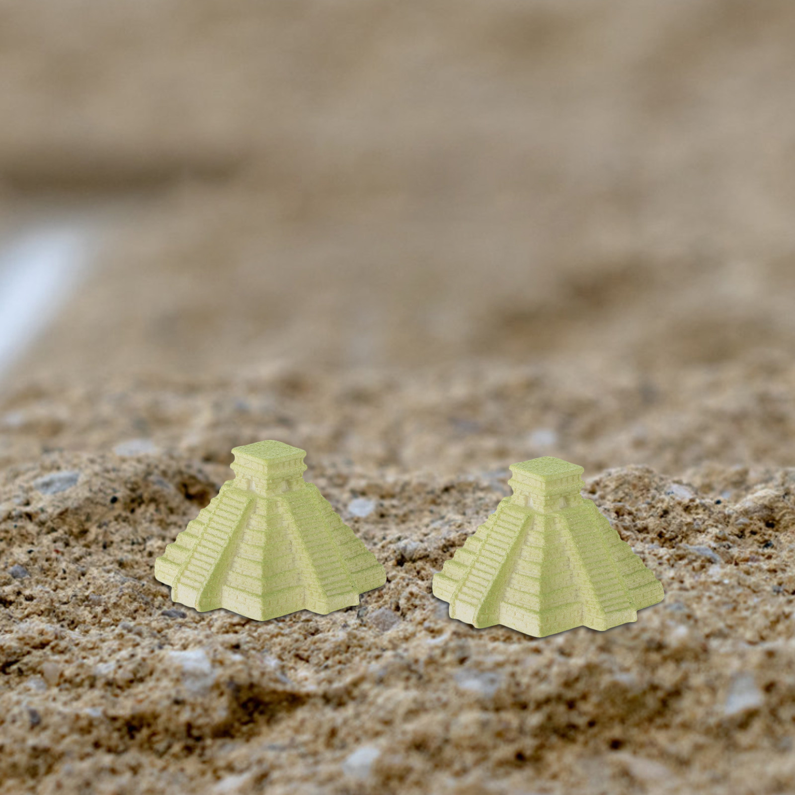 10Pcs Miniature Resin Pyramid  - đánh giá và giá Bonsai Garden Set Up