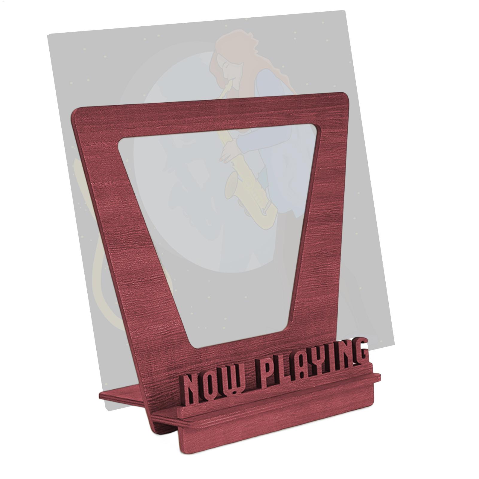 Wooden Record Holder Playing W - đánh giá và giá Display Stand Wood