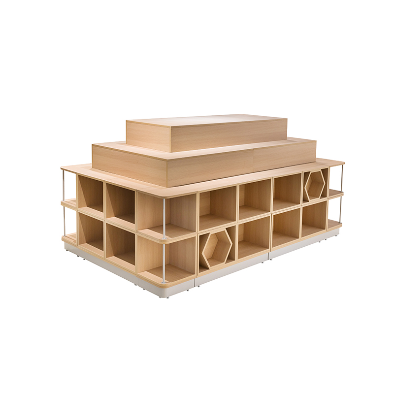 Manufacturer Wholesale Square  - đánh giá và giá Display Stand Wood