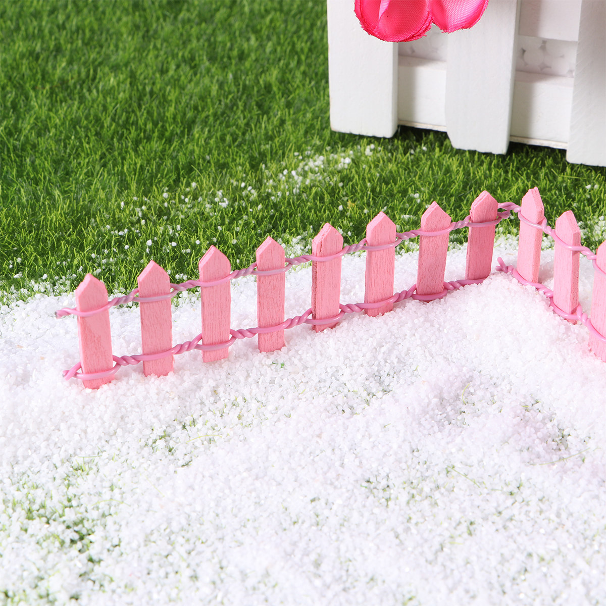 10Pcs Mini Wooden Fence Micro  - đánh giá và giá Bonsai Garden Landscape Design